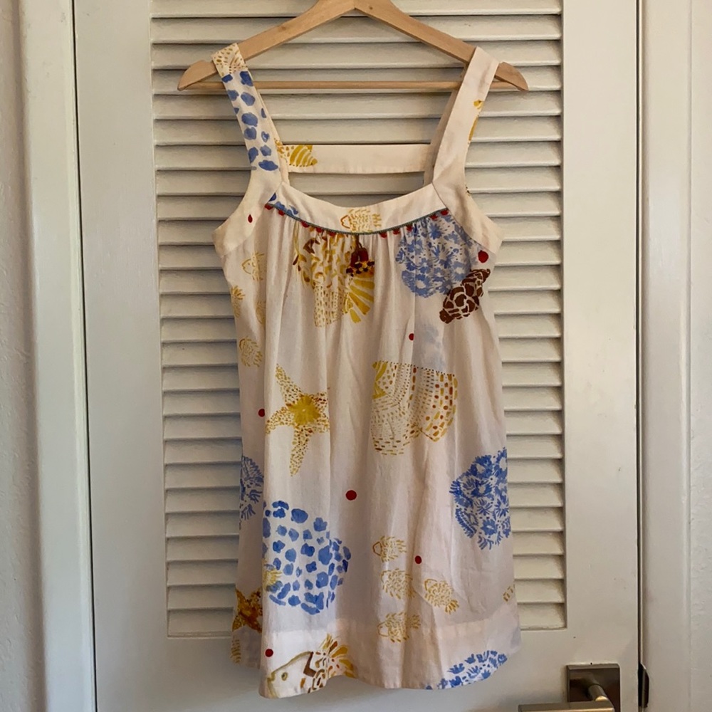 Anthropologie-style Sleeveless Top- cute details